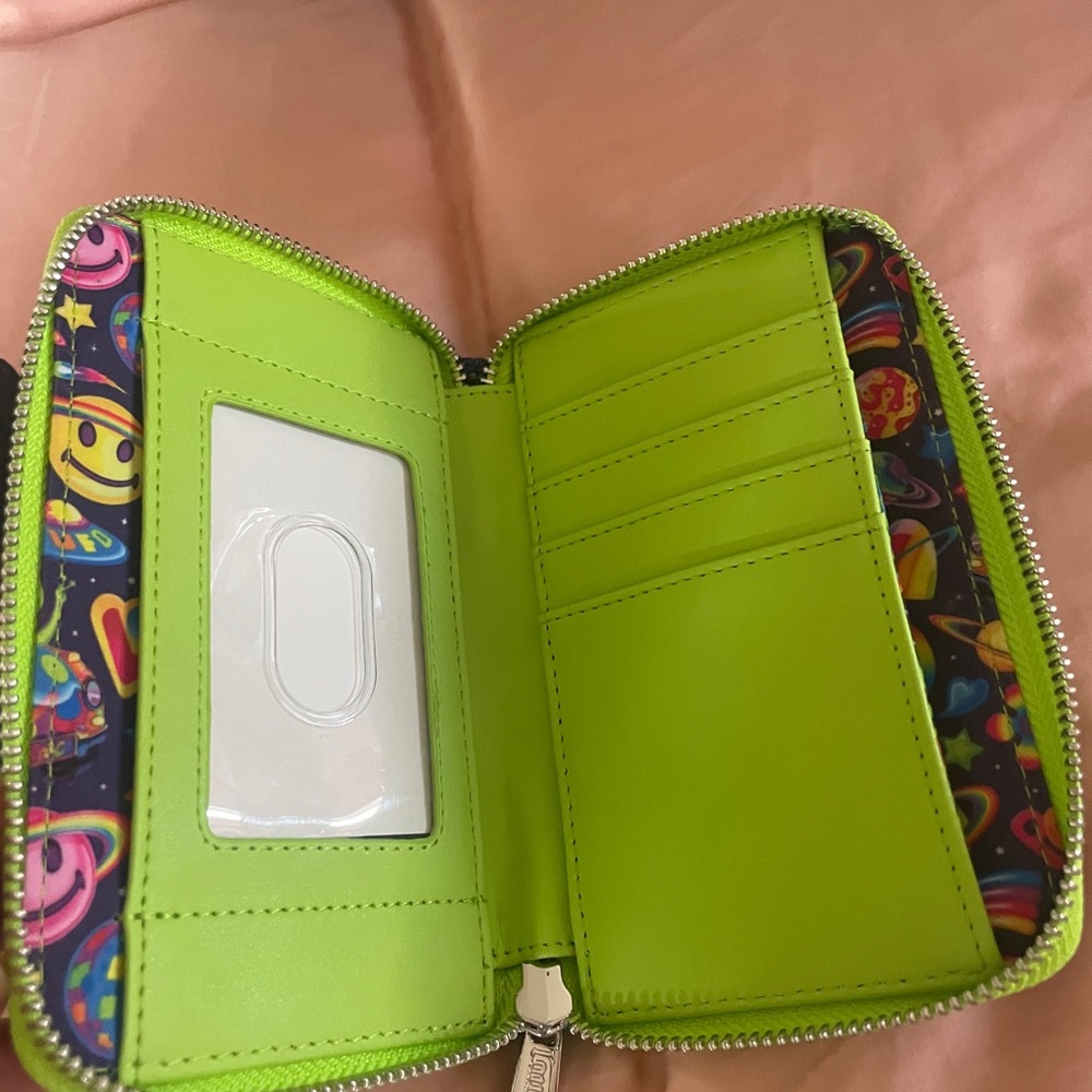 Lisa Frank cosmic Alien ride zip around wallet - Picture 3 of 3